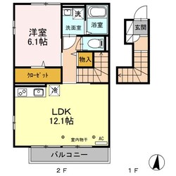 カーサ　スペランツァの物件間取画像